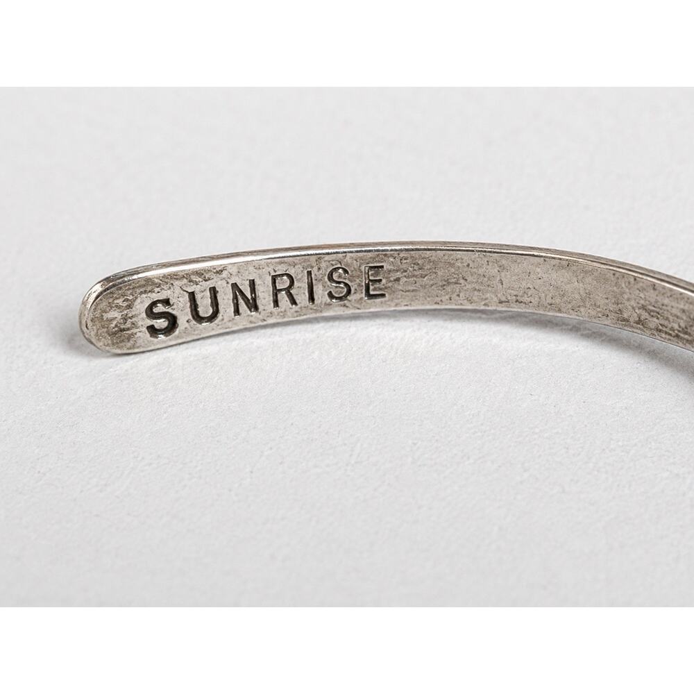 Carol Felley Sunrise Sterling Silver Storyteller Pot Cuff Bracelet Signed - Picture 4 of 16